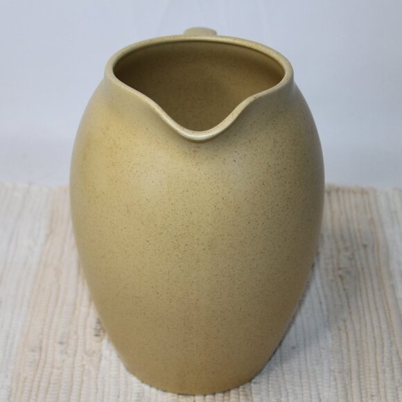 VTG NORITAKE COLORWAVE YELLOW WATER ICE PITCHER STONEWARE 56oz SPECKLED 8491 - Picture 3 of 15